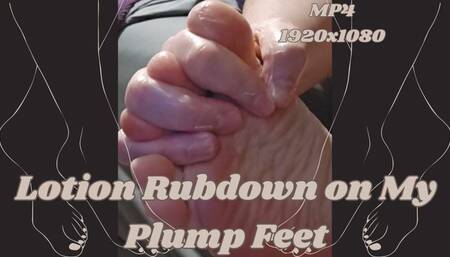 SSBBW Rachel's Toe Curling Delight: Lotion Rubdown on My Plump Feet MP4 1920x1080