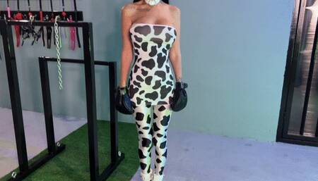Caroline as the Cow