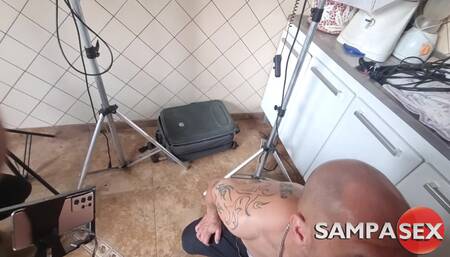 TS Leticia Machado Fucking Tony Lee in the Hair