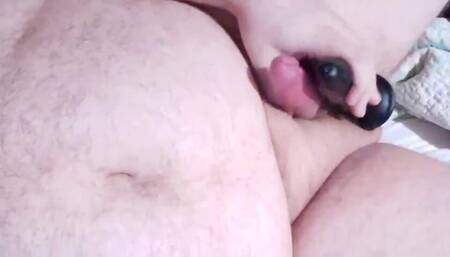Rubbing My Dick with a Dildo Till I Cum