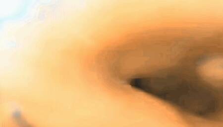 PillCam full screen with sounds of sick stomach in digestion at beauty center 1080HD