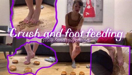 Crush and foot feeding