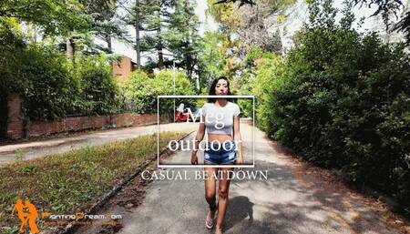 Meg outdoor casual beatdown