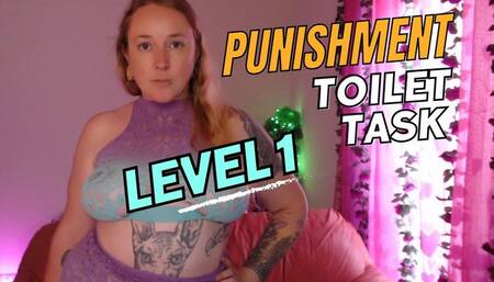Punishment Toilet Task Level1