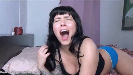 * 854x 480p * Bad Breath Yawning Morning Breath Lover -mp4