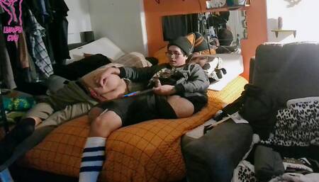 Daddy Lets His Disabled Boy Fuck His Ass
