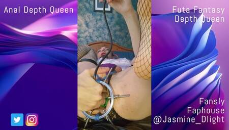 Anal Stretching and Gape with a Dilator - Extreme Anal Insertions