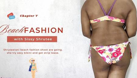 Beach Fashion Chapter 5 - Solo Indian Trans in Bikini