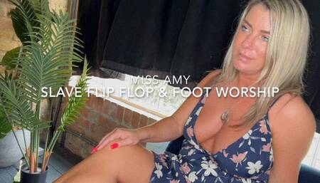 Slave Flip Flop & Foot Worship