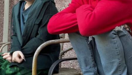 Truth or Dare with Outdoor pantsing