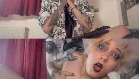 SEXY GOTH OFFICE WORKER HAS A HEART ATTACK AND RESUS