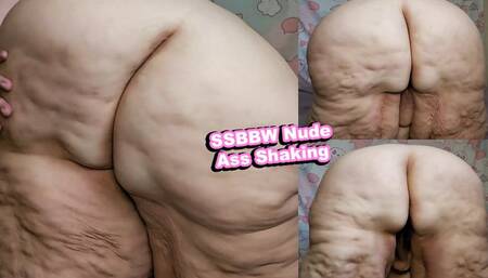 SSBBW Nude Ass Shaking