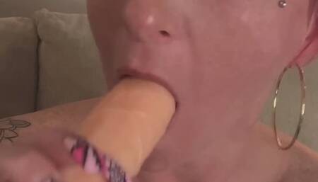 Dildo Sucking and Toy Play