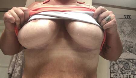 Big Tits After a Long Workout