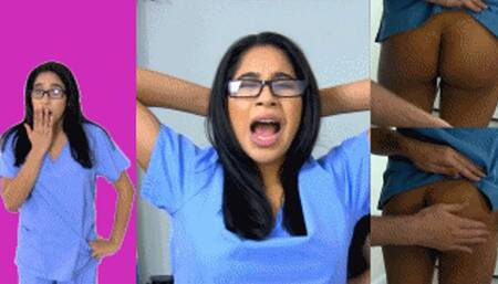 Sperm bank nurse eRica gets punished for lying about the reason she went to the ER