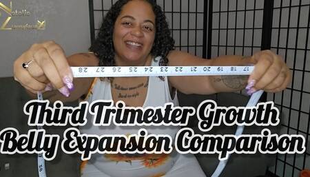 Third Trimester Belly Growth Expansion Comparison 1080