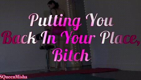 Putting you Back In Your Place, Bitch
