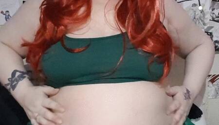 My Belly Is Real Estate! Greedy Feedee Pasta Stuffing