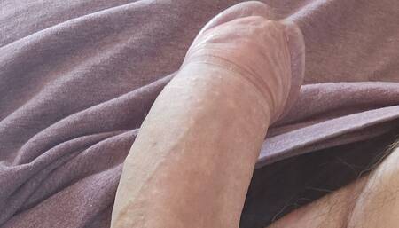 Jerks off My Cock on the Couch and Dreams of a Hole