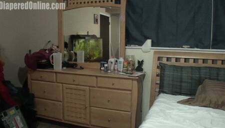 Donna: Shortalls Over Thick Diaper