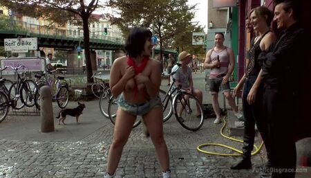 Filthy Bitch of Berlin Humiliated at Underground Sex Club