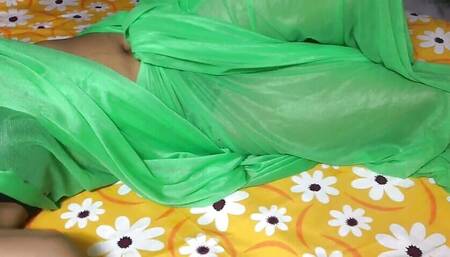 I Went to My Boss's House Wearing Green Sari to