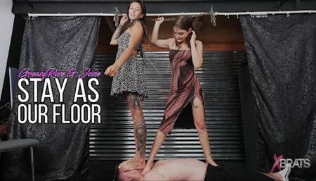 Greasy Rose & Josie Jo - Stay As Our Floor - HD 1080p MP4