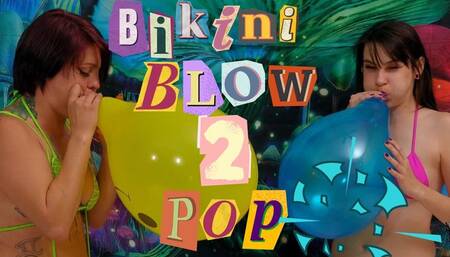 4K Ziva Fey - Ziva And Jurnee Blow To Pop Balloon Challenge
