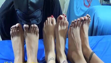 GUESS WHO IS FUCKING YOUR MOUTH WITH FEET