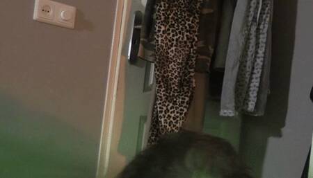 submissive slave training and cumshot