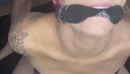 Handcuffed, Gagged & Made to Suck & Fuck while I'm all Oiled Up