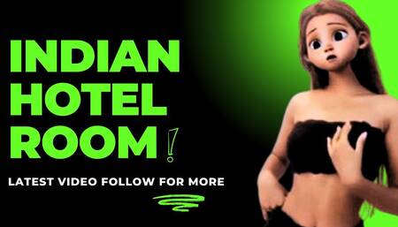 Busty Desi Girl at Indian Hotel Room Guest for Extra Tip Desi Amateur Doggy Style 4K Video