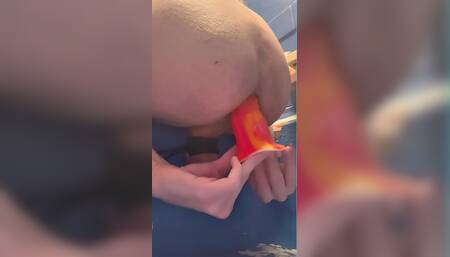 Anal with Toy While I Take Shower