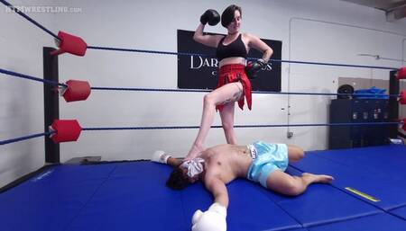 Irene Silver Destroys Demetri Fuego - Mixed Boxing Beatdown (Windows Media)