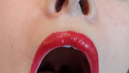 ORAL EXAMINATION {TONGUE VISIBLE} | Cassie