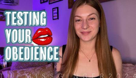 Testing Your Obedience