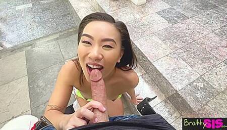 Petite Horny Stepsis Kimmy Kimm Asks, Do You Wanna Know What My Mouth Feels Like Around Your Dick?