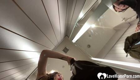 I love taking nudes while trying outfits