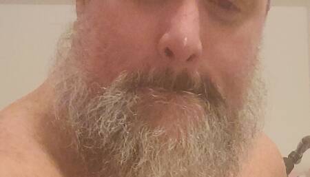 Shower Time with the Big Bellied Bear Daddy