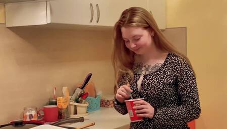 Home Sex in the Kitchen