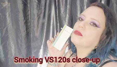 Smoking VS120s close-up - SGL040