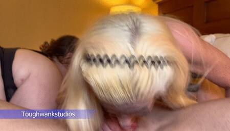 Good #pup Getting a 3 some #bbw #mature #pup #puppyplay