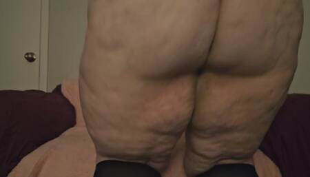 BBW Muscle Mommy Makes You Eat Sweaty Ass for Staring at the Gym