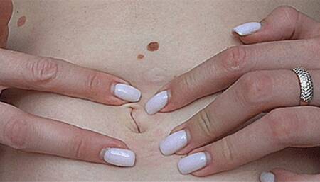 Little is belly button! MP4