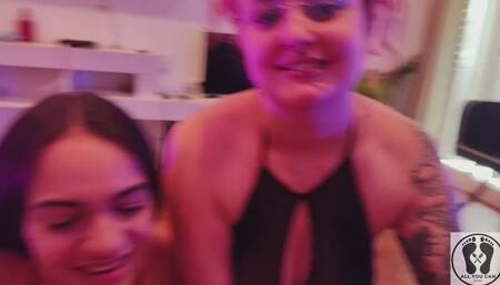 DESPERATE ROOMMATE GET PAID WITH DOUBLE BJ FACIAL CUM CAM 2