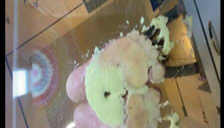 Crush Banana under Glass