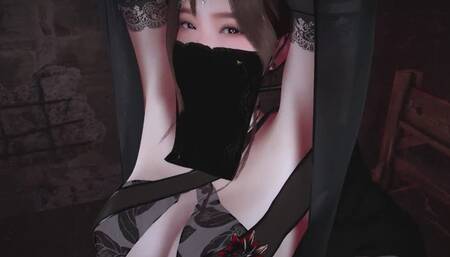 Beauty warrior threesome with 2 BBC - 3D Animation