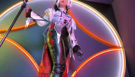 Arlecchino - Genshin Impact cosplay - Stomping