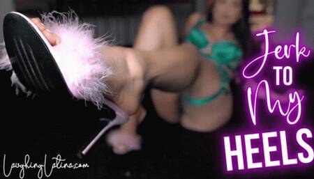Jerk it to my Pretty Pink Heels - High Heels Worship!