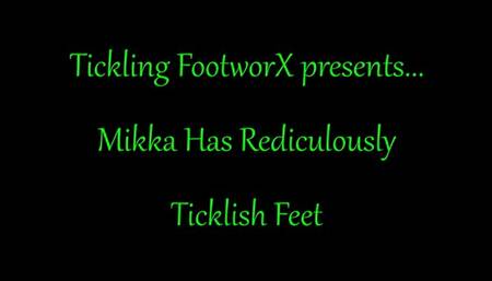 Mikka Has Ridiculously Ticklish Feet